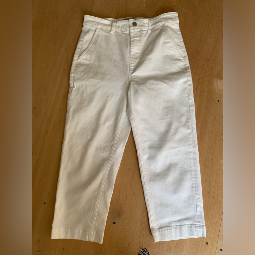 Everlane cropped straight pants